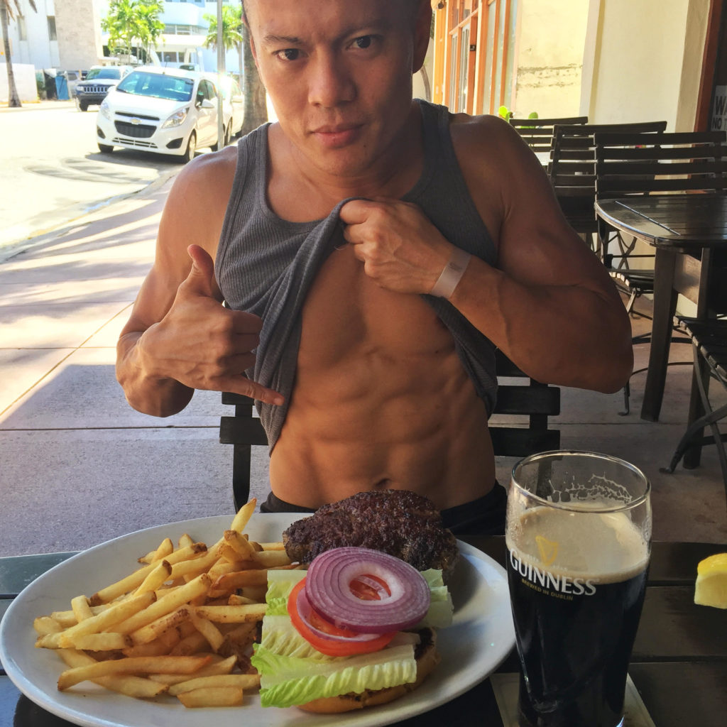 Breaking my fast in Miami at 1pm