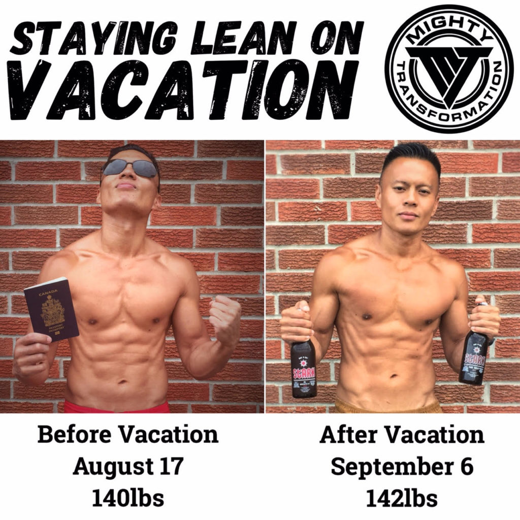 Before and After Vacation