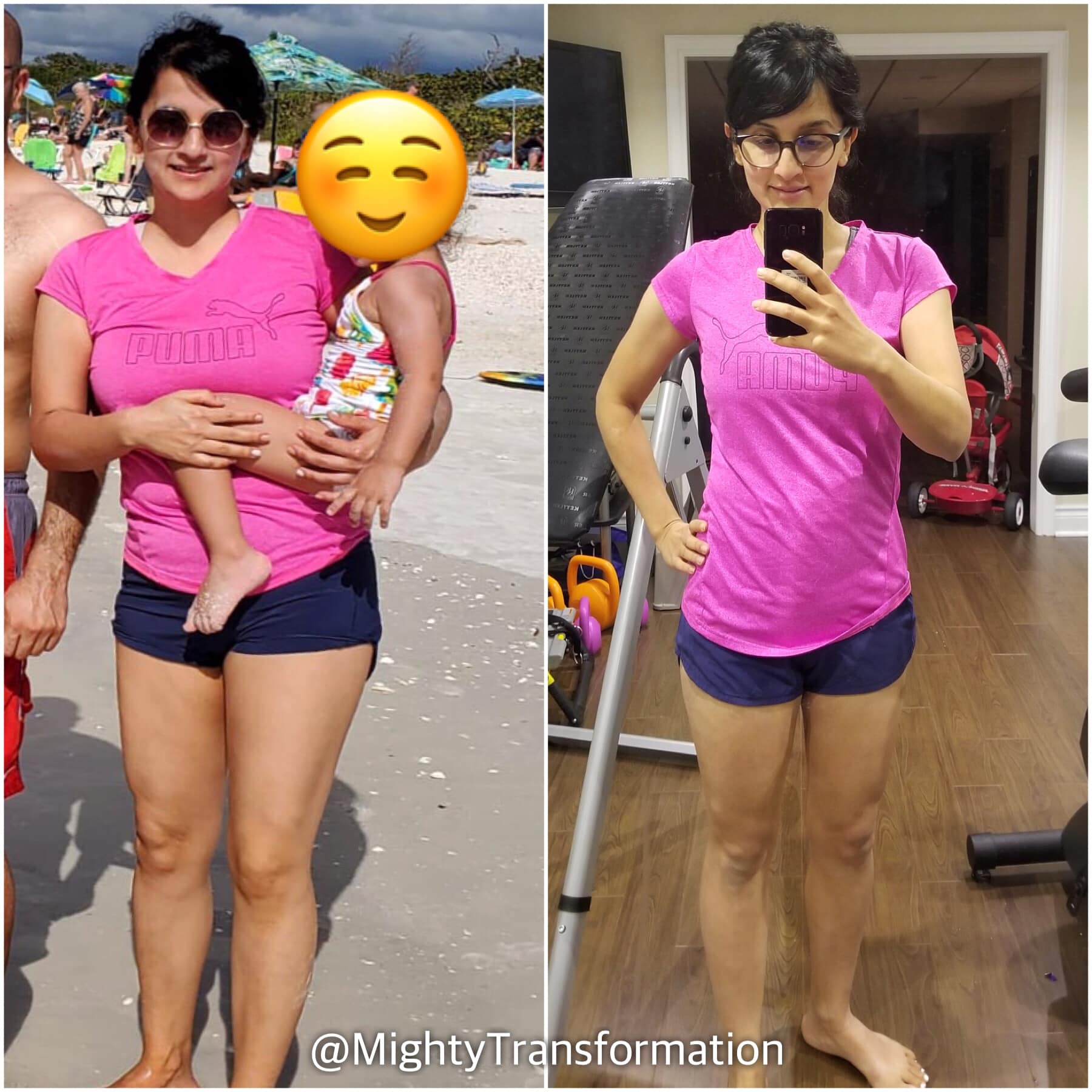 Mighty Transformation client before and after